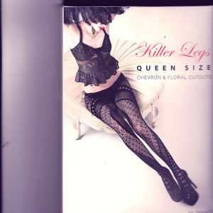 YELETE Killer Legs Queen Size Fishnet Pantyhose